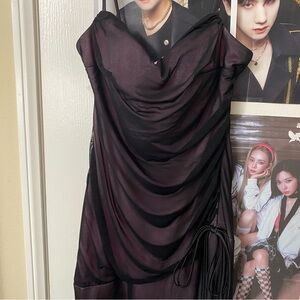 Women’s Black-Pink Prom Dress